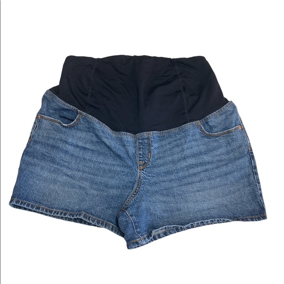 Isabel Maternity by Ingrid & Isabel Pants - Isabel Maternity MIDI Denim short